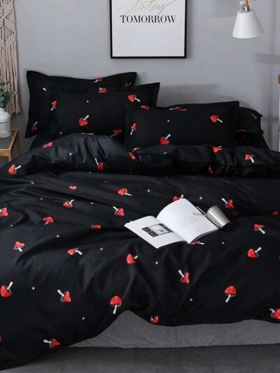 Allover Mushroom Print Sheet Set - Image 2